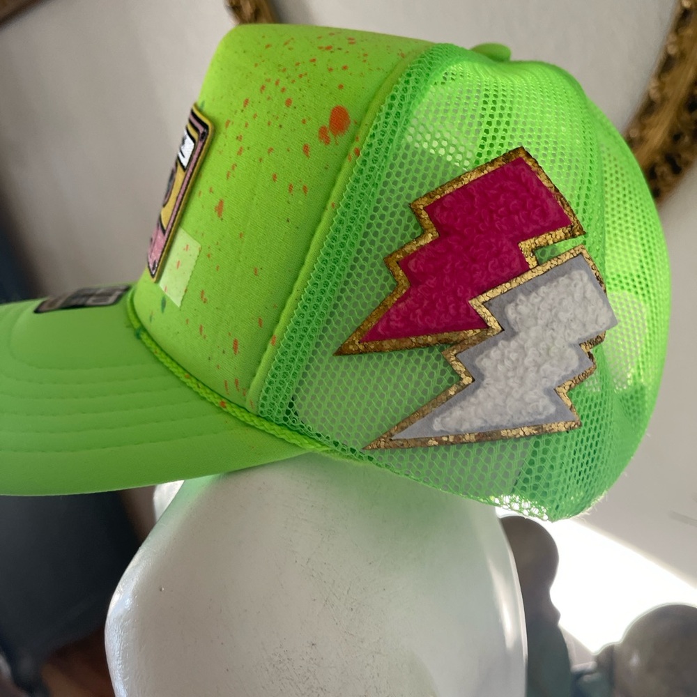 Custom neon trucker hat